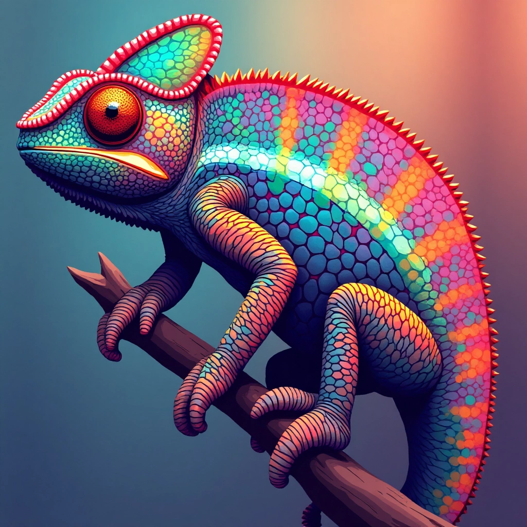 Vibrant Chameleon